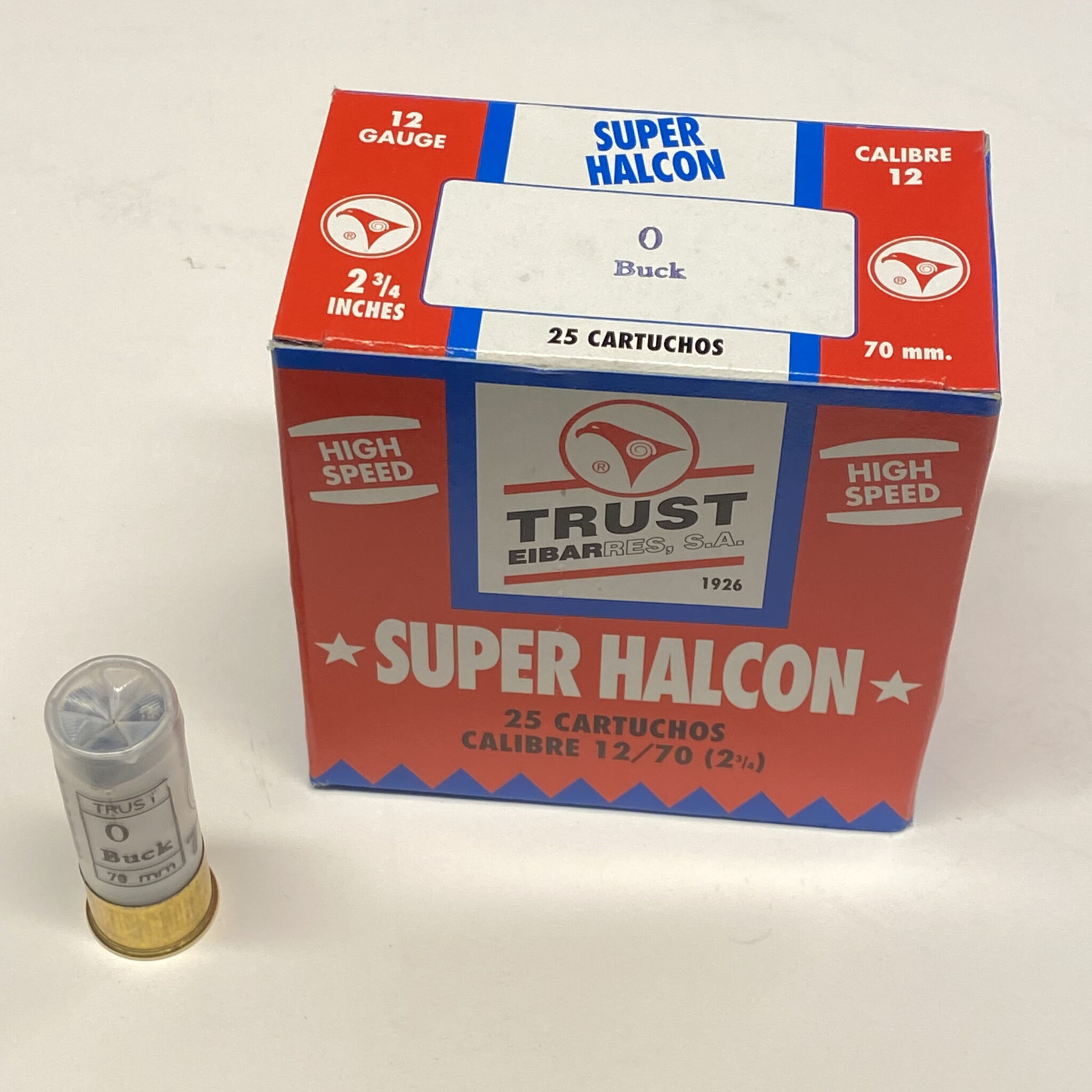 Trust Super Halcon 12/70 7,65mm/0 Buckshot 25kpl – HELSINGIN ASENURKKA OY