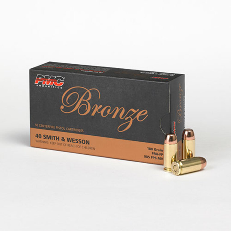 PMC Bronze .40 S&W FMJ-FP 180gr. 50kpl